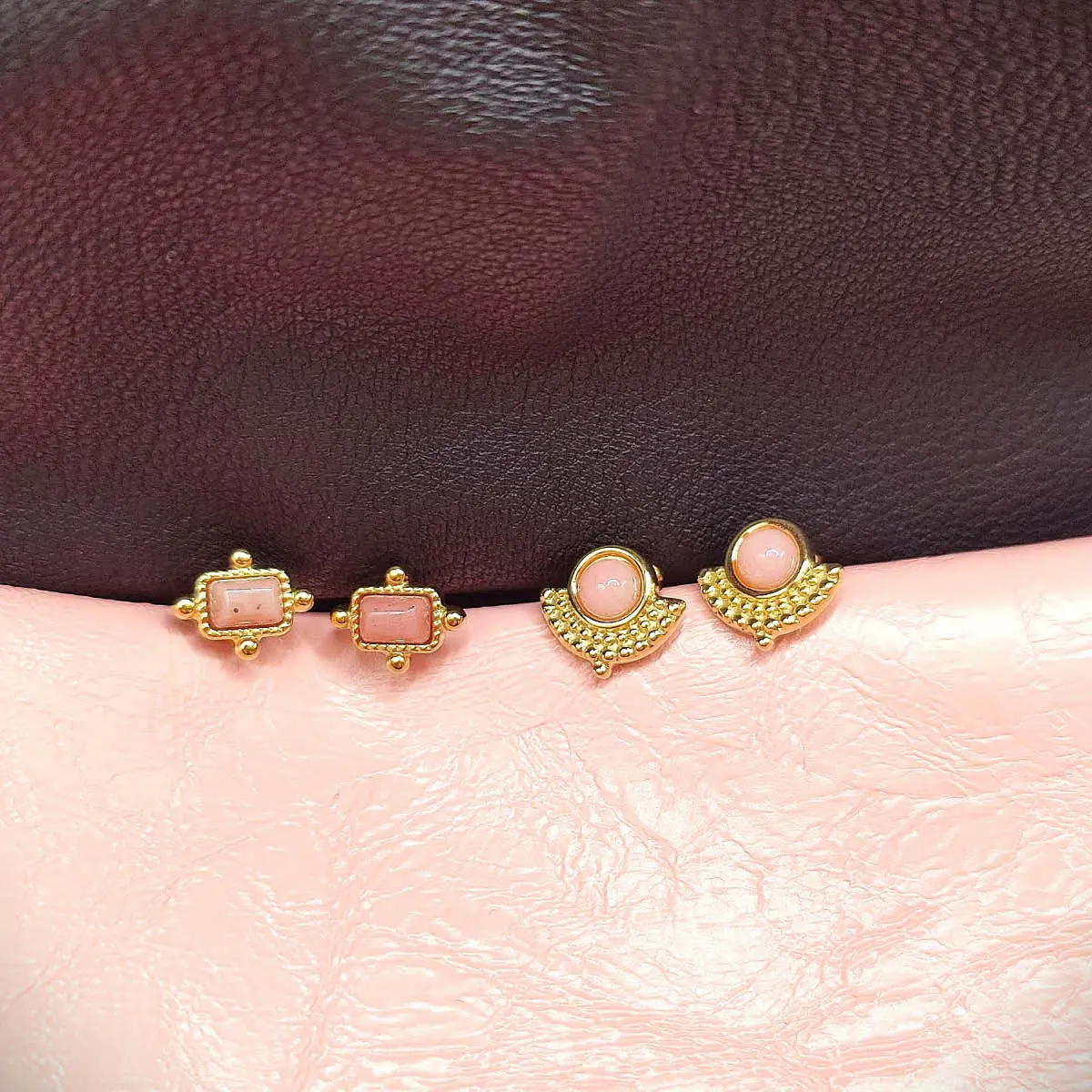 Sleek Stone Studs - Bild 3