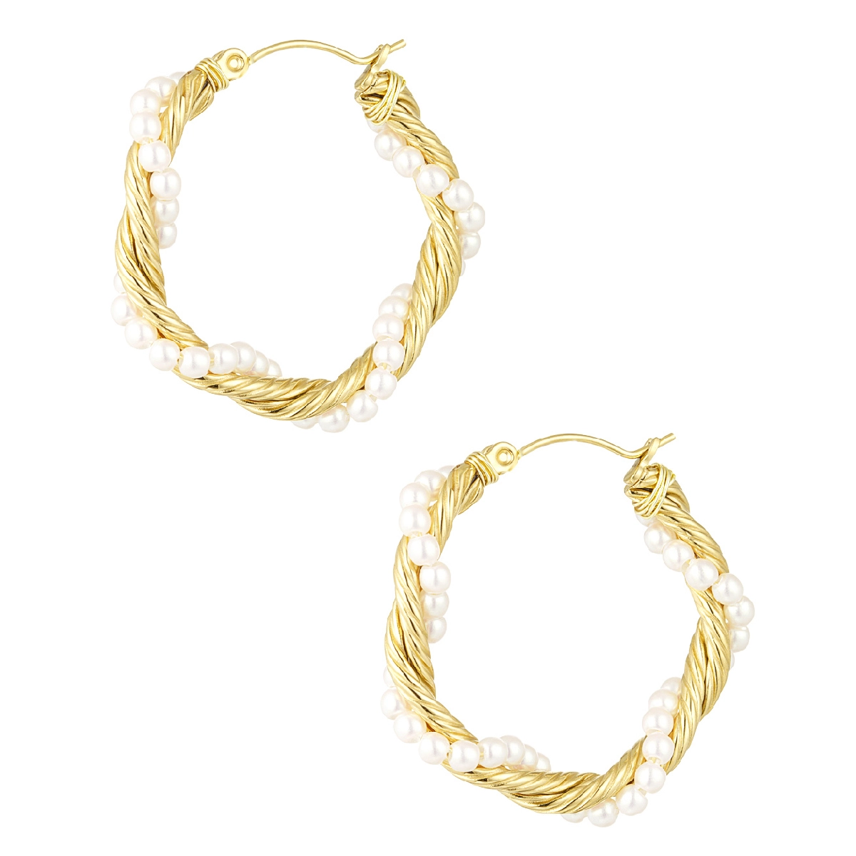 Pearl Swirl Hoops - Bild 1