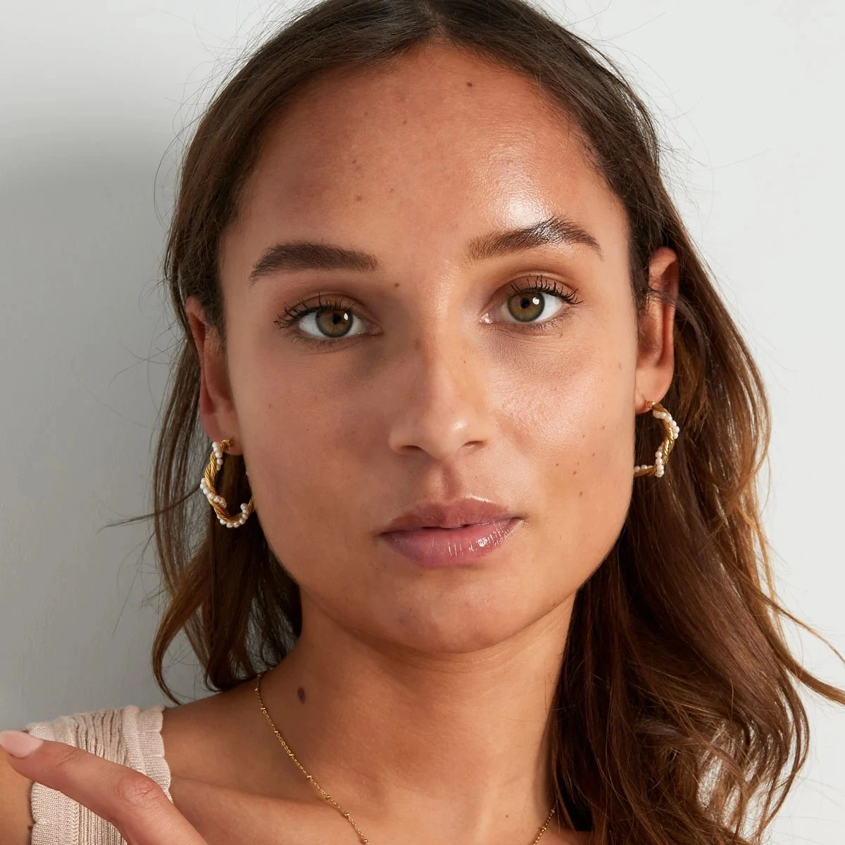 Pearl Swirl Hoops - Bild 2