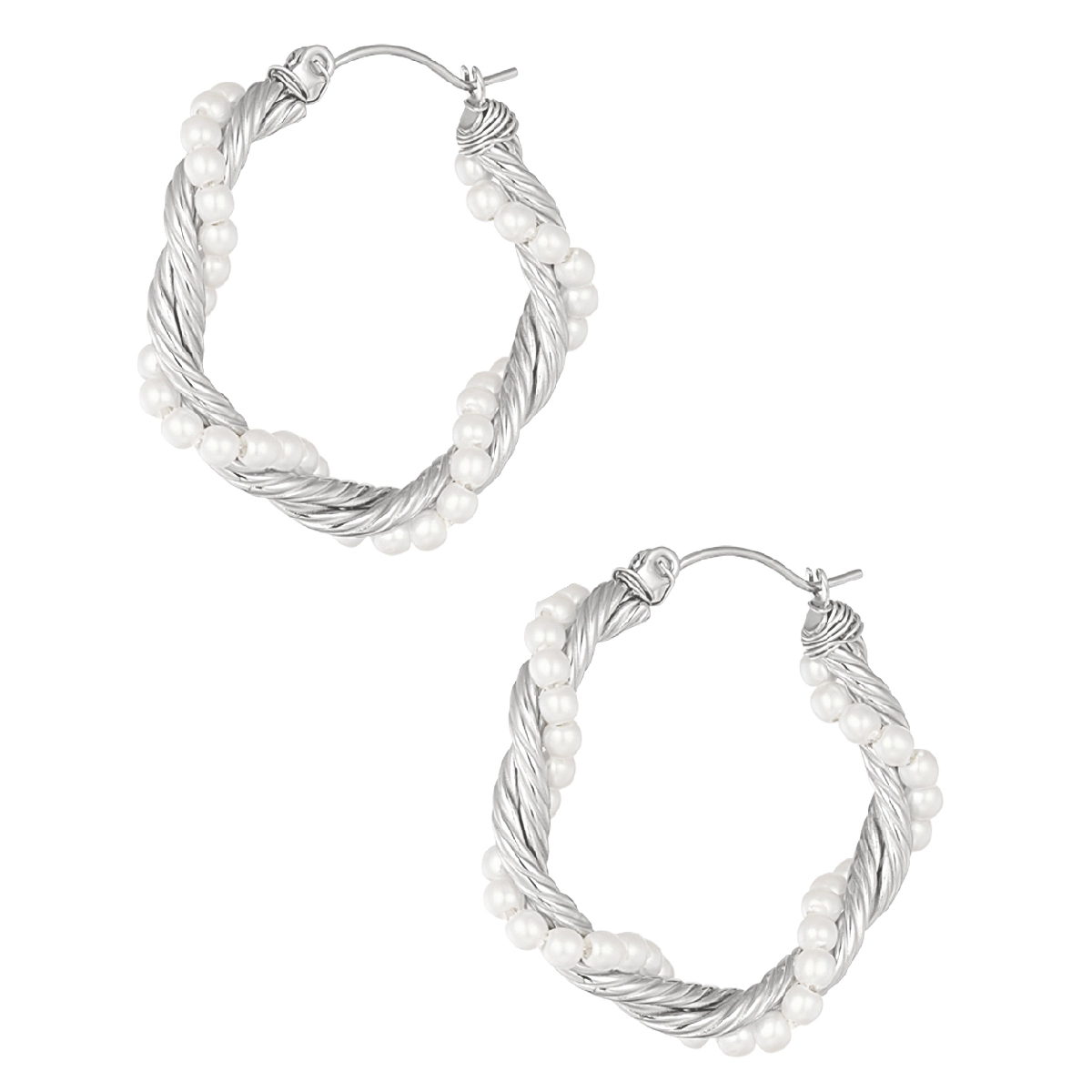 Pearl Swirl Hoops - Bild 6
