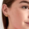 Goldene Halo Honey Studs Ohrstecker aus Edelstahl mit PVD-Beschichtung – Filigraner Schmuck für Damen